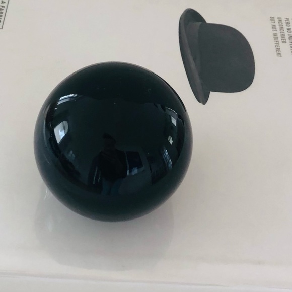 CB2 Nix black decorative sphere object - Picture 3 of 7